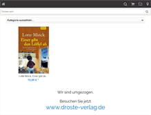 Tablet Screenshot of droste-buchverlag.de